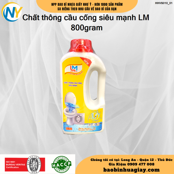 Chất thông cầu cống siêu mạnh LM 800gram