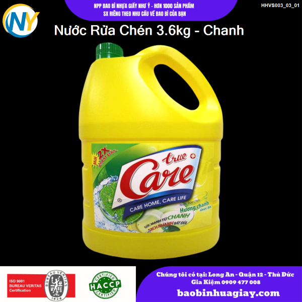 Nước Rửa Chén 3.6kg - Chanh