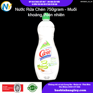 Nước Rửa Chén 750gram - Muối khoáng thiên nhiên