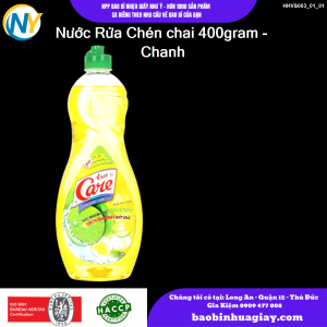 Nước Rửa Chén chai 400gram - Chanh