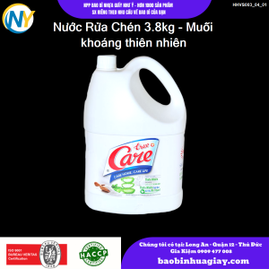 Nước Rửa Chén 3.8kg - Muối khoáng thiên nhiên