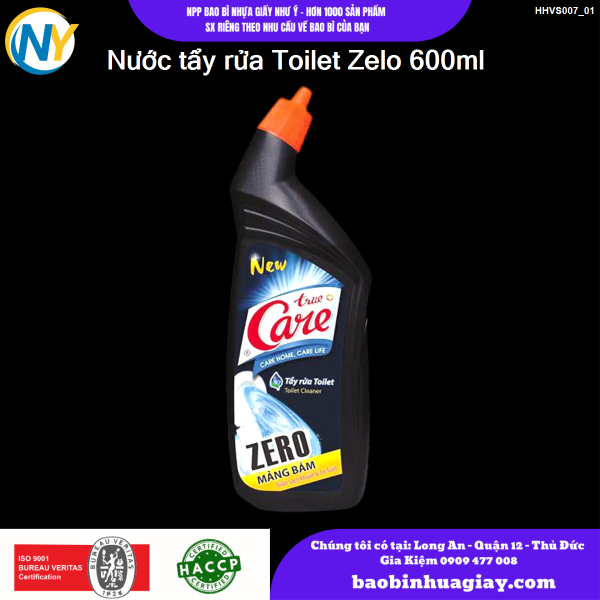 Nước tẩy rửa Toilet Zelo 600ml