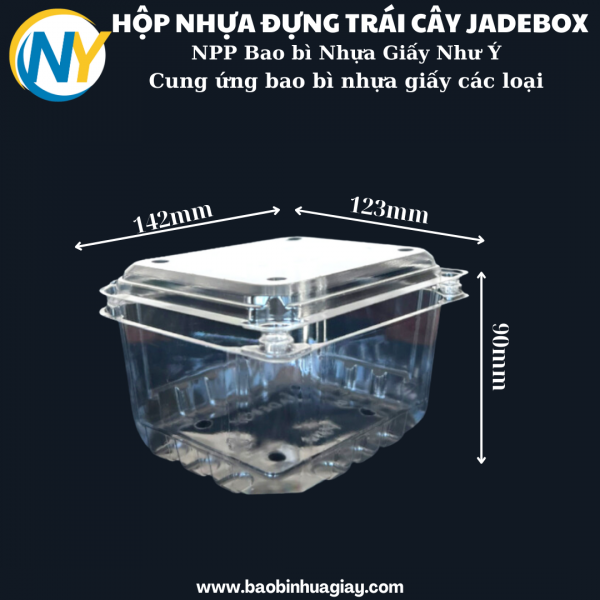 Hộp nhựa PET đựng trái cây P500A (JB-500 cái/thùng)