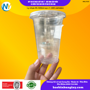 Ly nhựa 95-500ml sọc (1.000 cái/kiện)